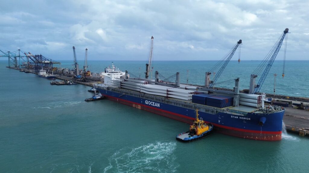 Porto do Pecém recebe primeiro navio de nova classe da G2 Ocean com operação no Nordeste